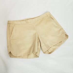 Lilly Pulitzer Kasia Shorts Gold Metallic Size 0 Summer Casual